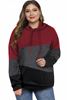 Picture of PLUS SIZE HOODIE COLOUR BLOCK